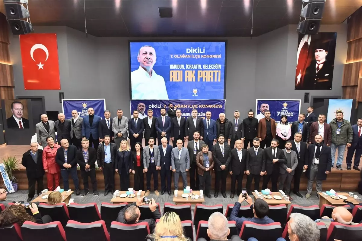 AK Parti Dikili 7. Olağan İlçe Kongresi yapıldı